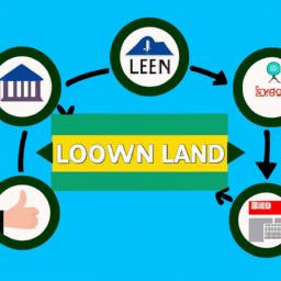 Illustration depicting the loan approval process at Lending Club