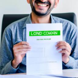 Joyful borrower celebrates getting approved for a loan on Lendly despite a challenging credit situation.